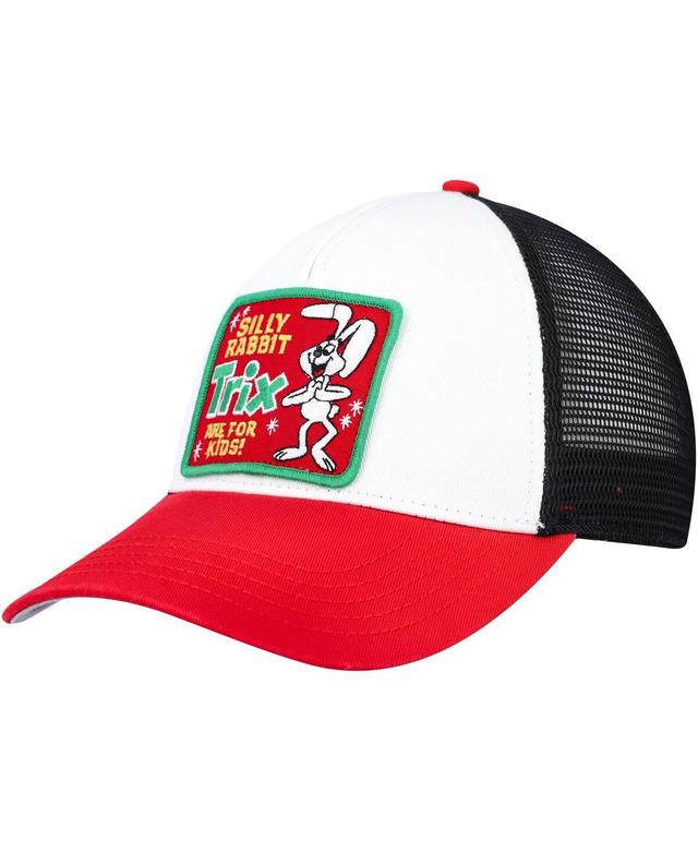 Mens American Needle White Trix Valin Trucker Snapback Hat - White Product Image