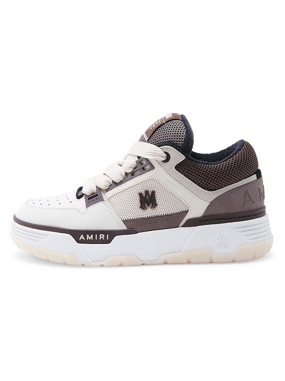 Mens MA-1 Leather & Mesh Low-Top Sneakers Product Image