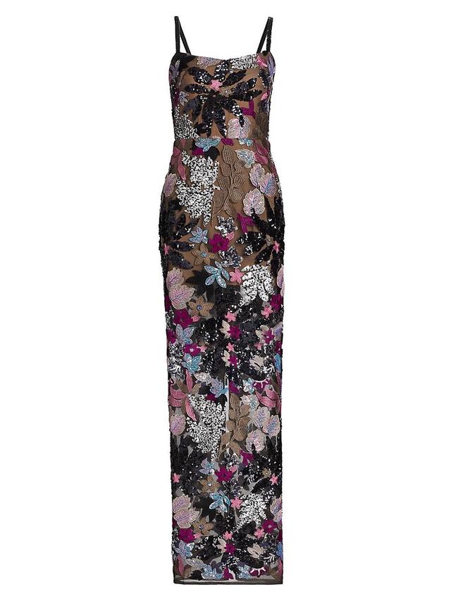 Womens Dahlia Leona Embroidered Gown Product Image