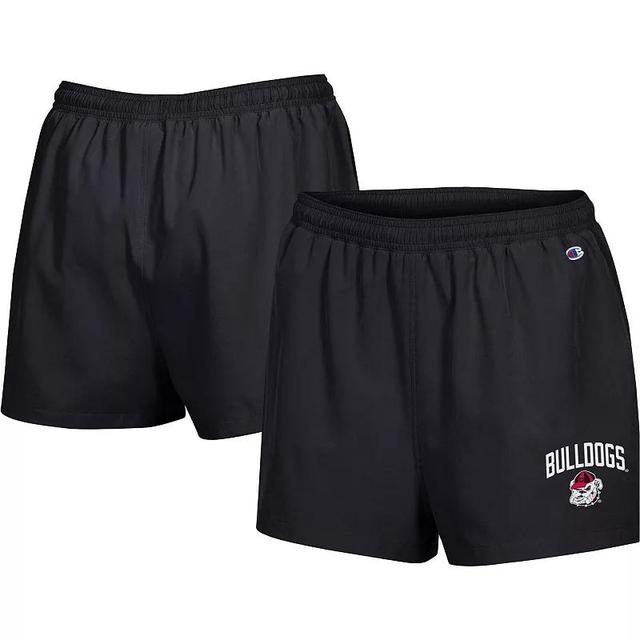 Womens Champion Georgia Bulldogs Football Fan High Waist Shorts Product Image