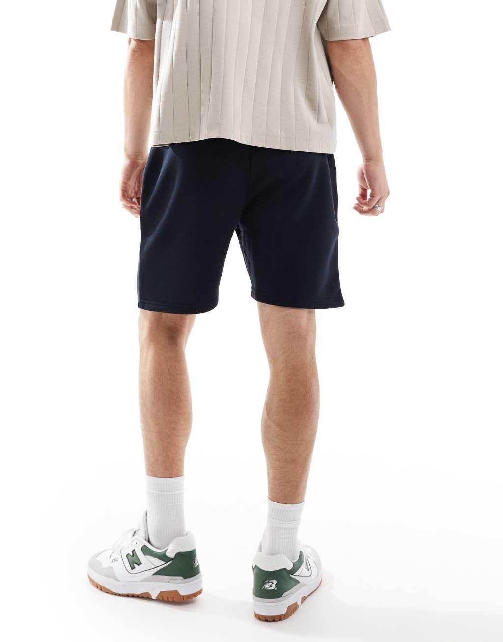 DTT jersey shorts in navy Product Image