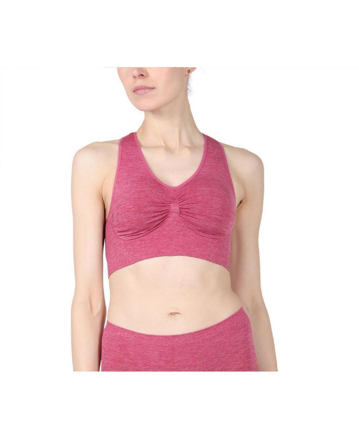 Womens Lleva Seamless Shaping Racerback Sports Bra Product Image