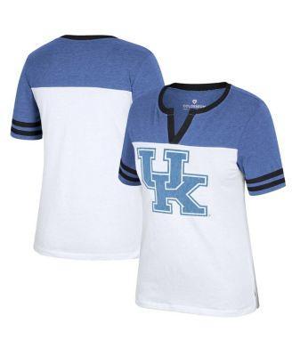 Womens Colosseum White Kentucky Wildcats Frost Yourself Notch Neck T-shirt - White Product Image