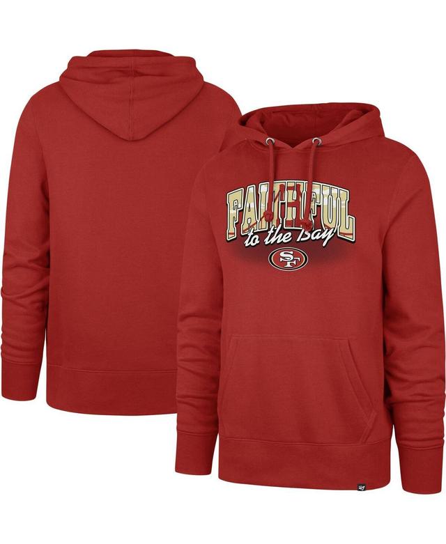 Mens 47 Brand Scarlet San Francisco 49ers Regional Headline Pullover Hoodie Product Image