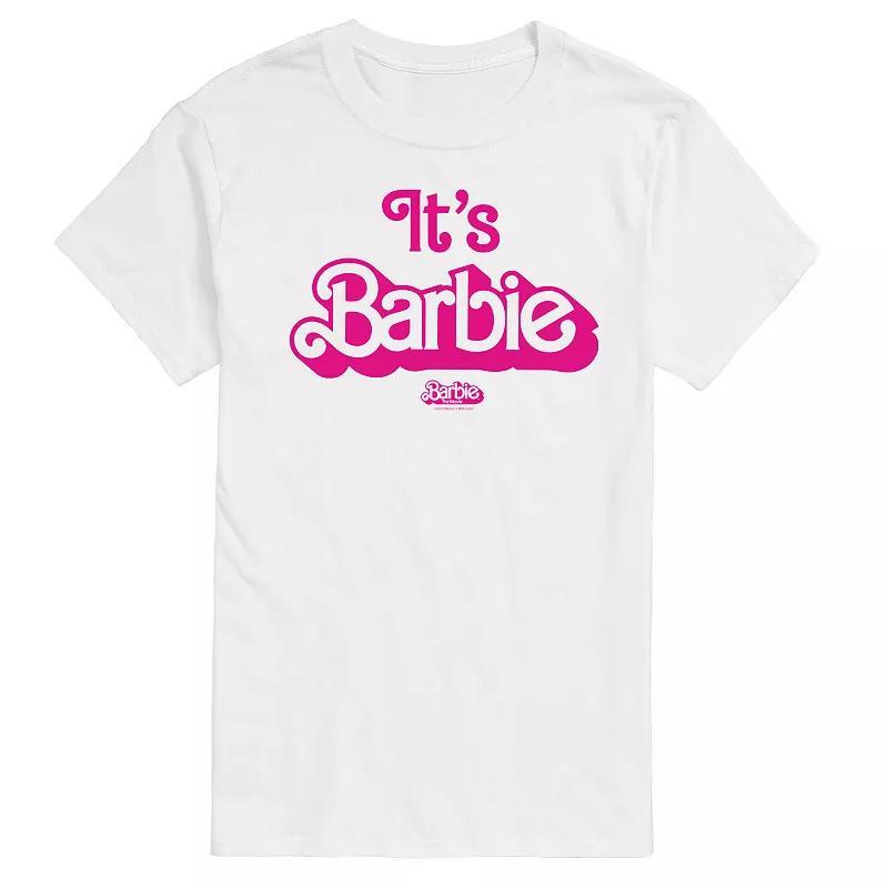 Big & Tall Barbie The Movie Its Barbie Graphic Tee, Mens Product Image