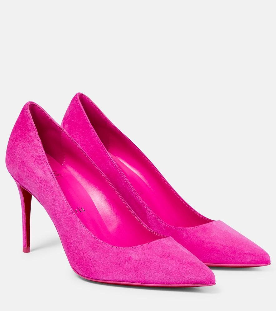 Kate Suede Pumps In Pink Product Image