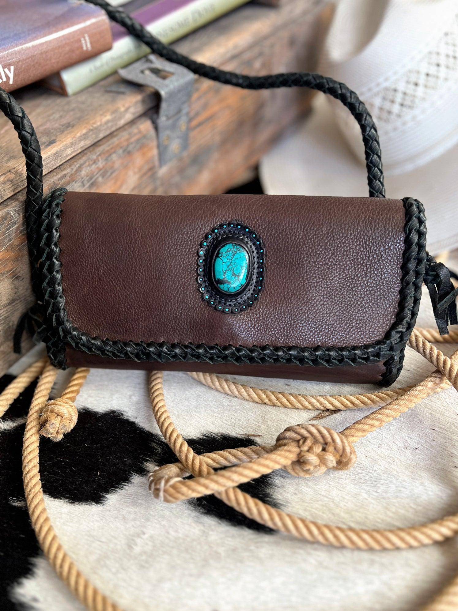 Darling Blue Eyes Leather Bag Product Image