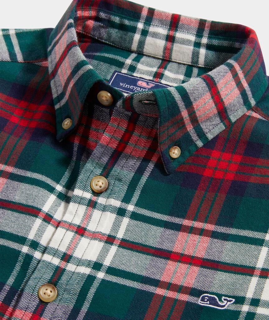 Stretch Flannel Tartan Shirt Product Image