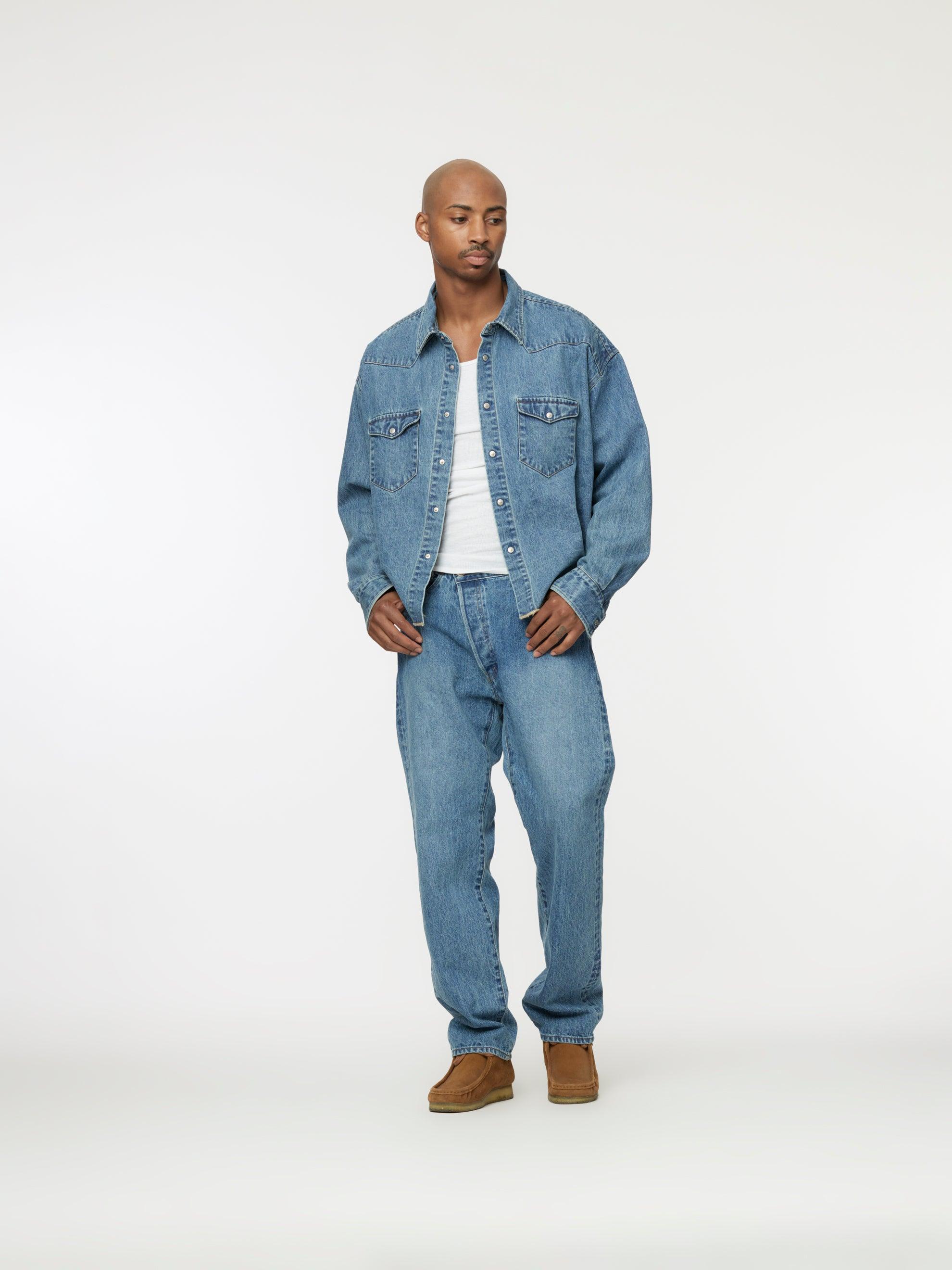 Classic Indigo Denim Jeans Product Image