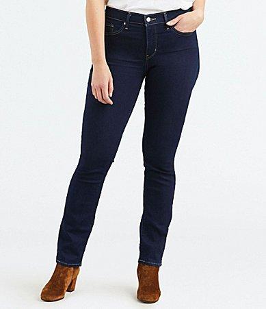 Levis 312 Shaping Slim Leg Mid Rise Lightweight Stretch Denim Jeans Product Image