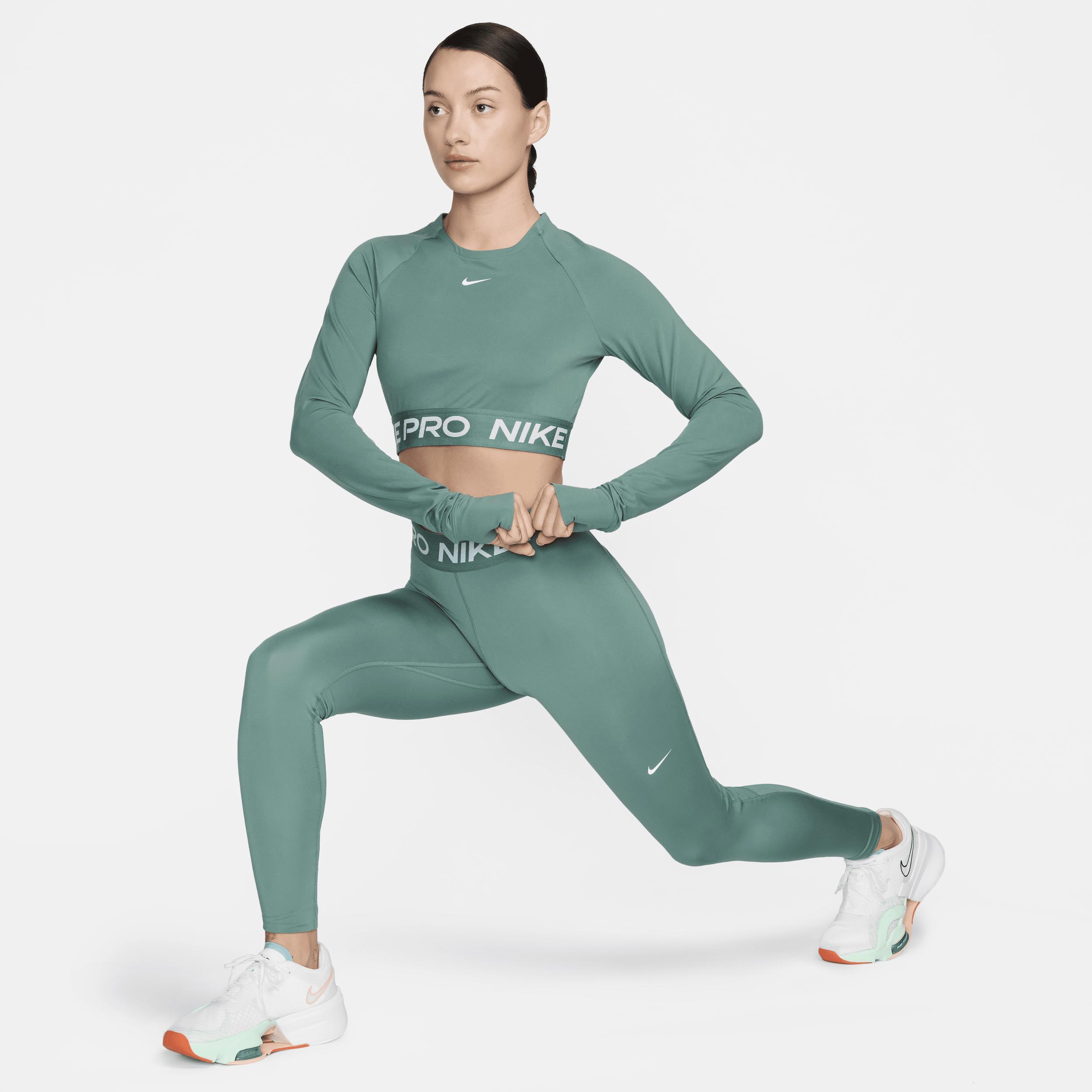 Women's Nike Pro Dri-FIT Cropped Long-Sleeve Top Product Image