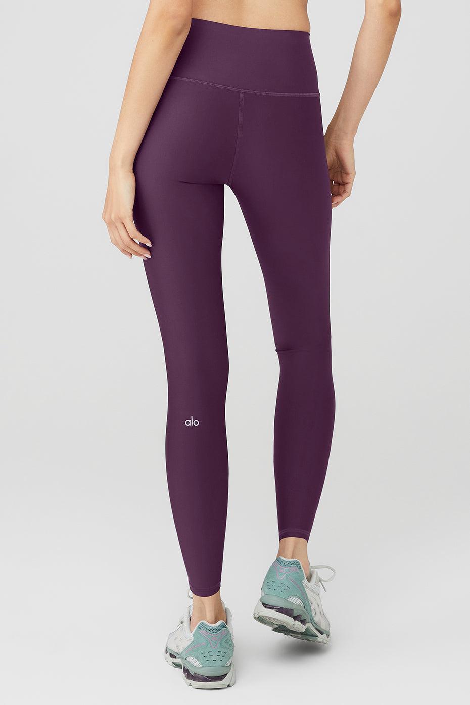 High-Waist Airlift Legging - Dark Plum Product Image