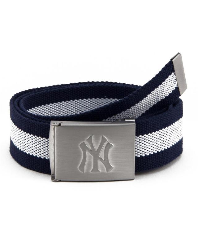 Mens New York Yankees Fabric Belt Product Image