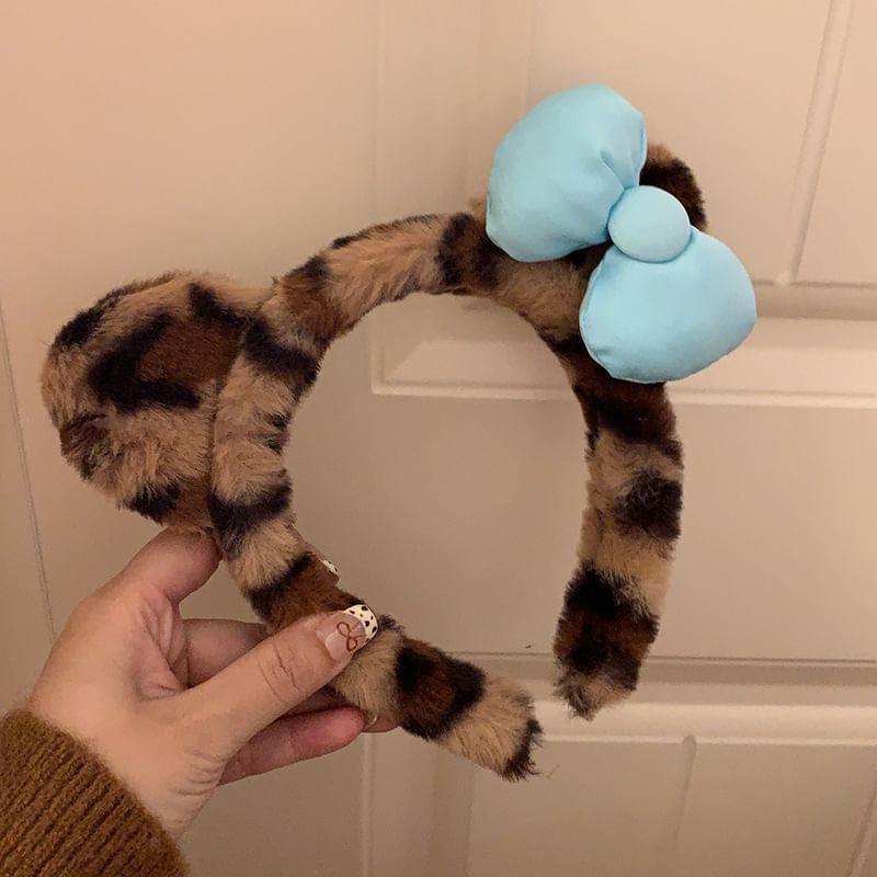 Leopard Bow Headband Product Image