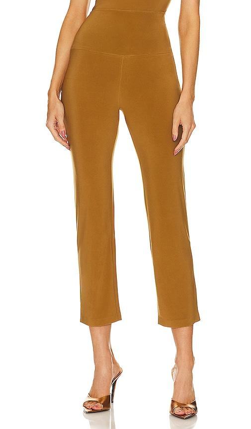 Norma Kamali Pencil Pant in Tan. - size M (also in L, S, XL, XS) Product Image