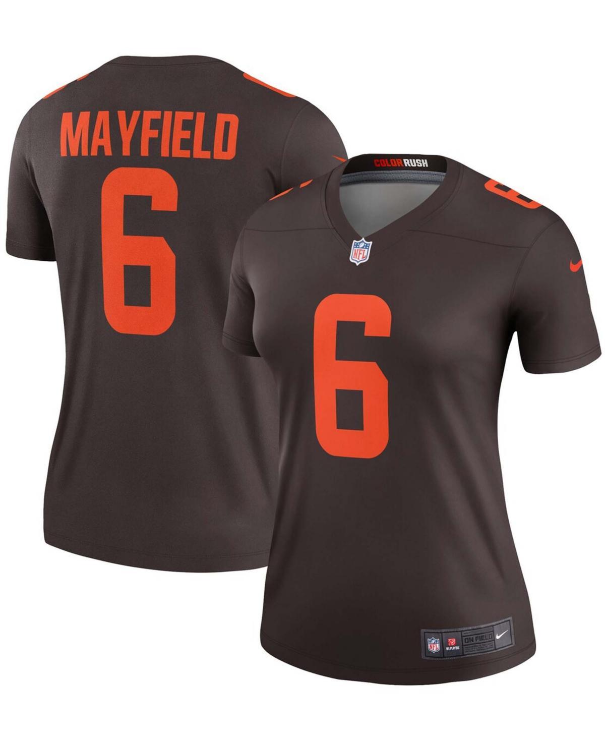 Womens Baker Mayfield Brown Cleveland Browns Alternate Legend Jersey - Brown Product Image