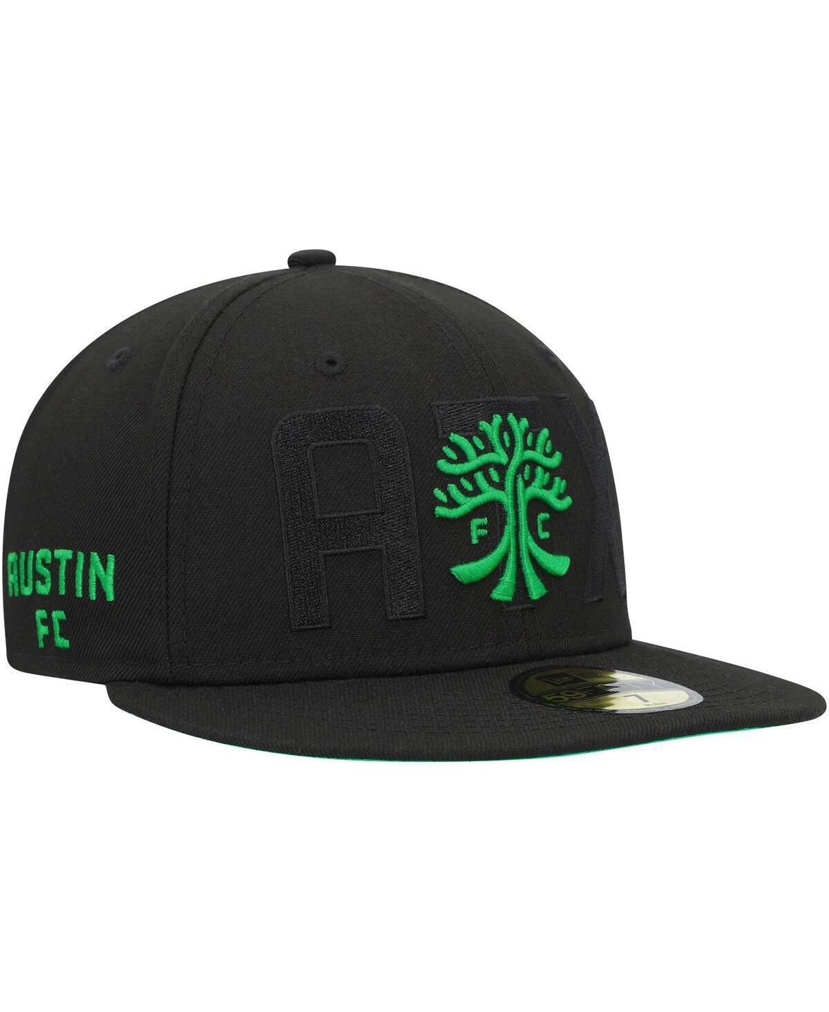 Mens New Era Black Austin FC Kick Off 59FIFTY Fitted Hat Product Image