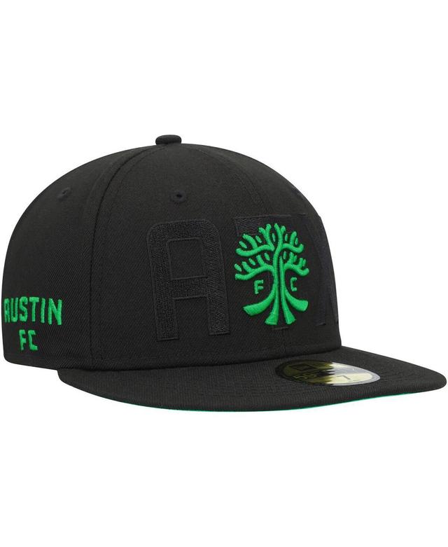 Mens New Era Black Austin Fc Kick Off 59FIFTY Fitted Hat Product Image