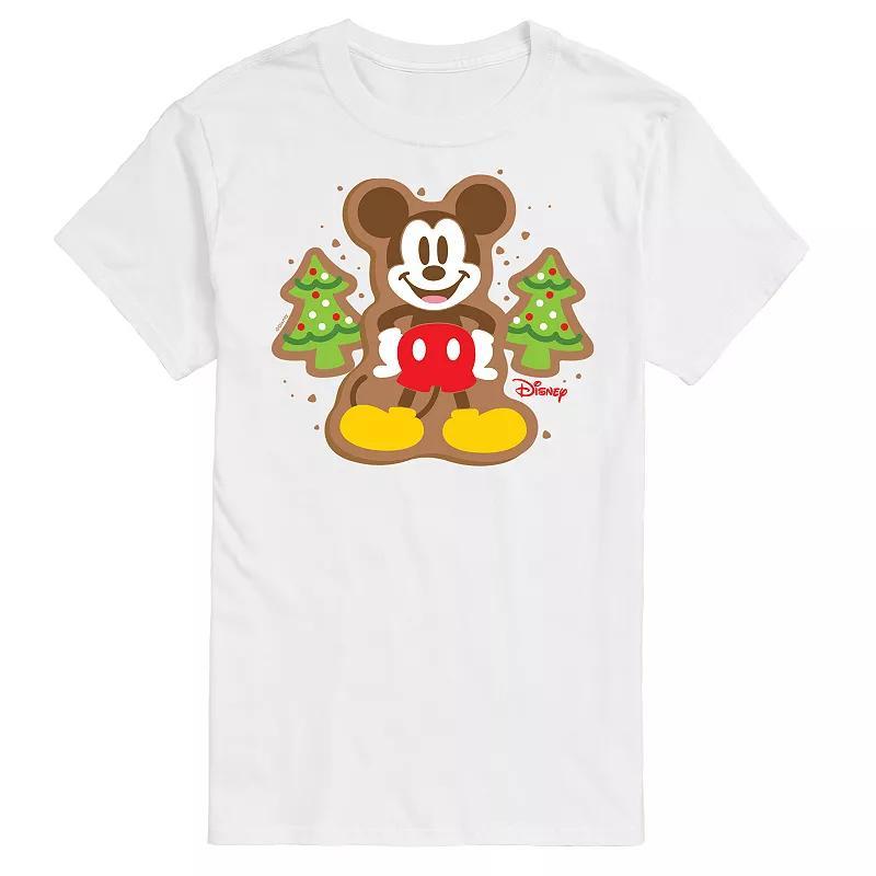 Disneys Big & Tall Mickey Cookie Graphic Tee, Mens Product Image