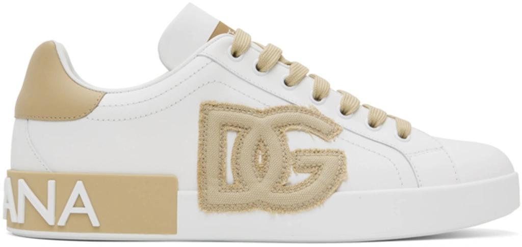 Portofino Sneakers Beige In Bianco/beige Product Image