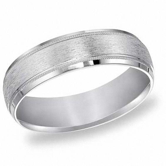 Men's 6.0mm Platinum Wedding Band Product Image