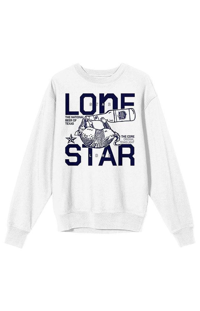 Men's Lone Star Armadillo Drink Crew Neck Sweatshirt Product Image