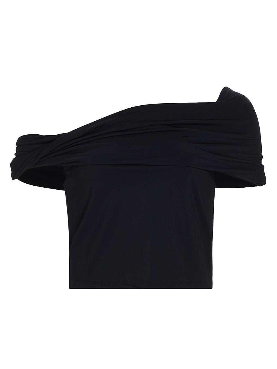 Womens Asymmetric Off-The-Shoulder Top product image