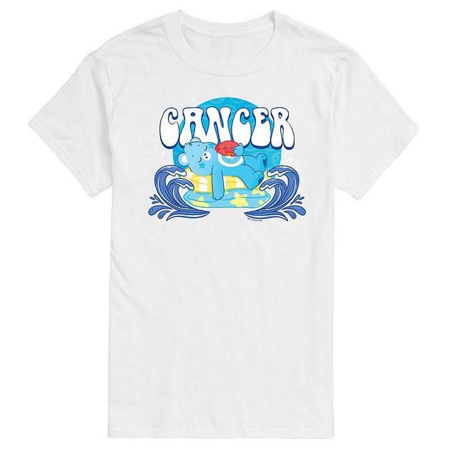 Mens Care Bears Cancer Graphic Tee White Product Image