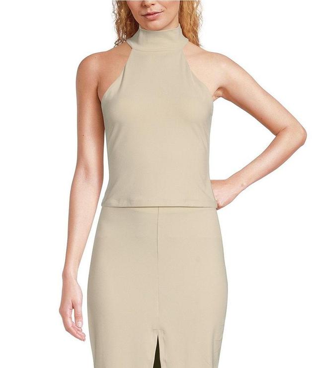 Susana Monaco Mock Neck Sleeveless Top Product Image