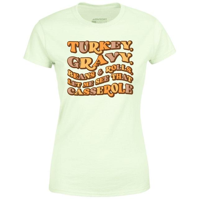 Turkey, Gravy, Beans & Rolls - Women's T-Shirt Female Product Image