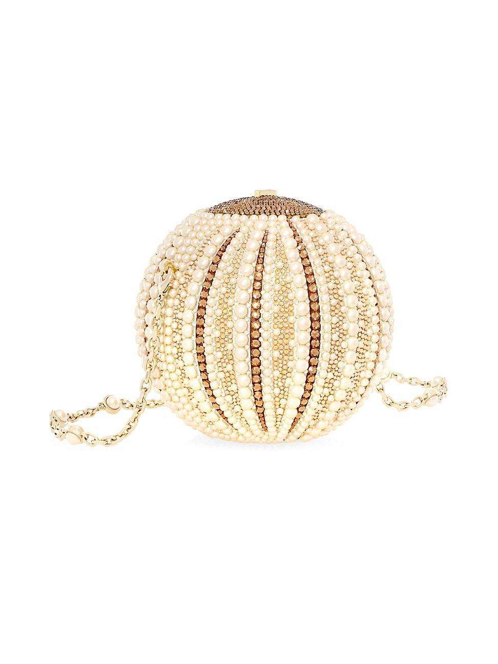 Womens Sea Urchin Sphere Crystal-Embellished Clutch Product Image