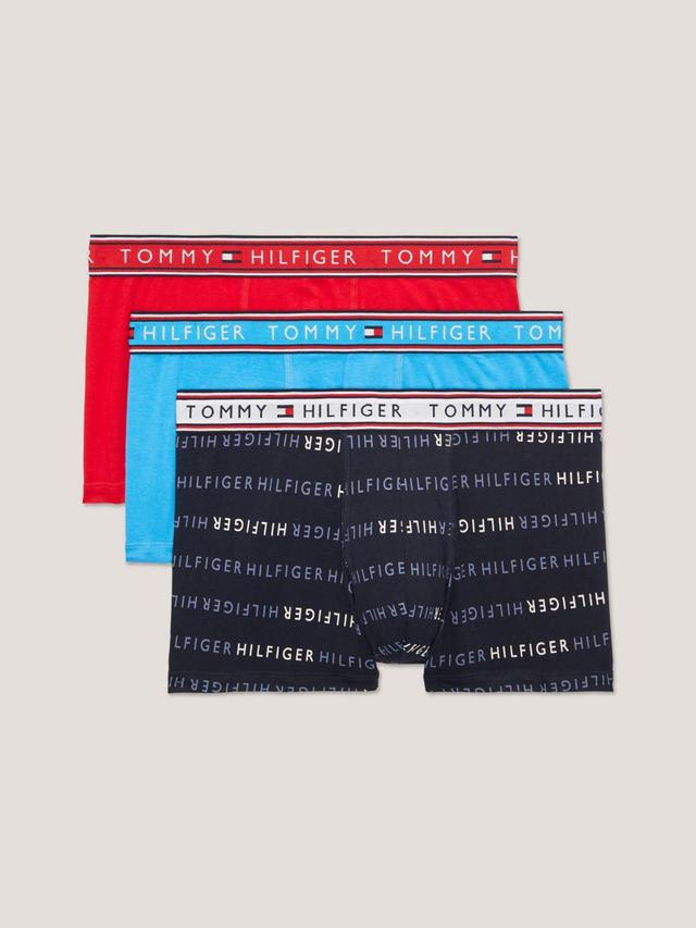 Tommy Hilfiger Men's Cotton Stretch Trunk 3-Pack Product Image