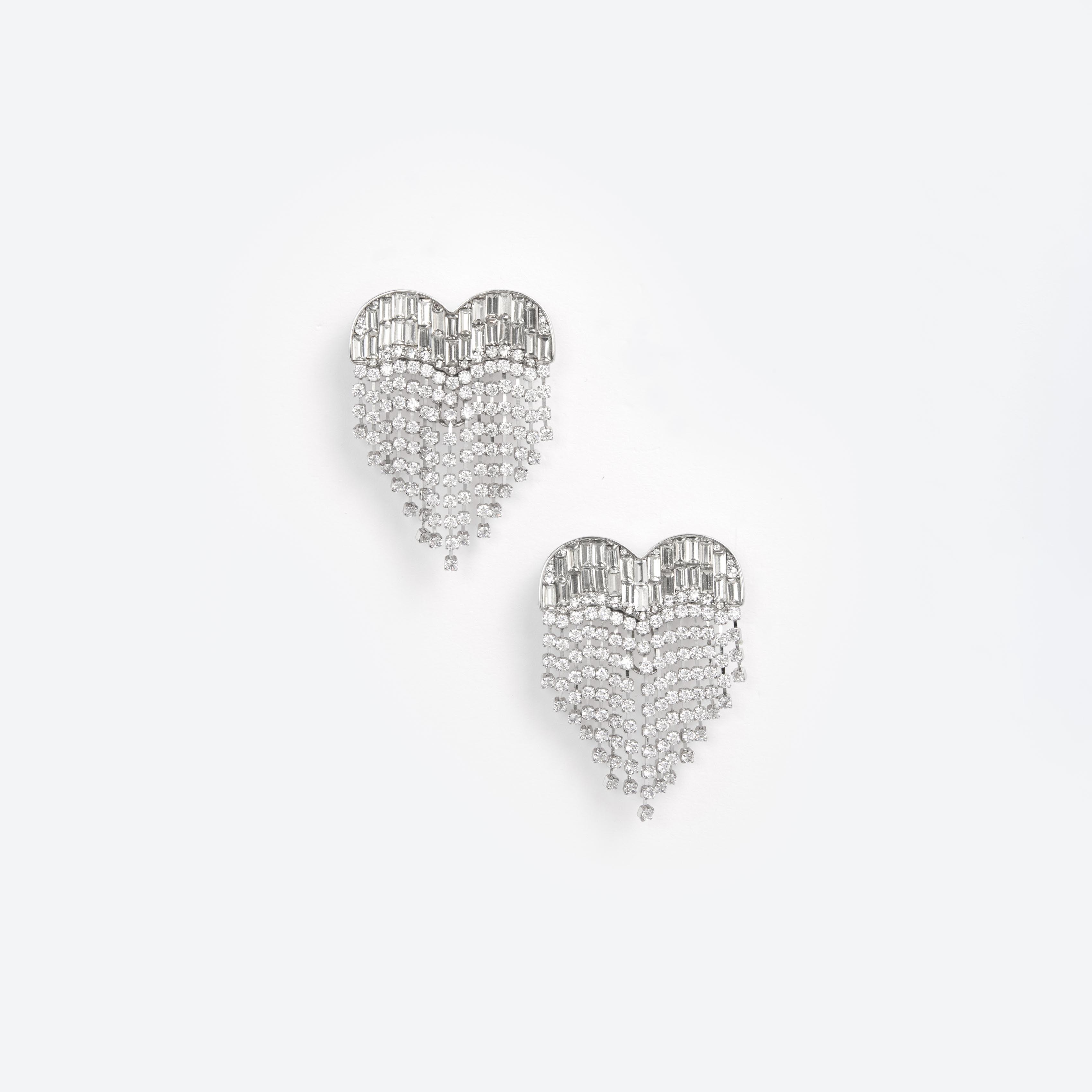 Crystal Heart Earrings Product Image