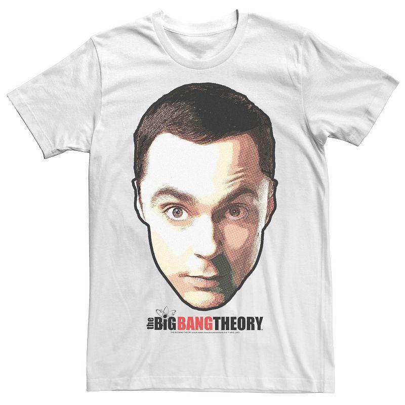 Mens The Big Bang Theory Sheldon Big Face Tee Product Image