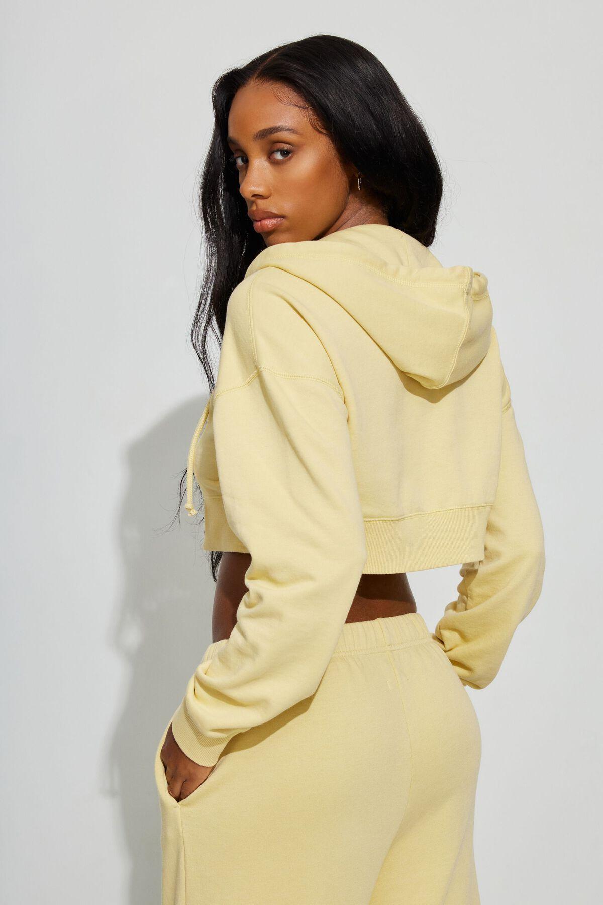 Cropped Zip Up Hoodie Product Image