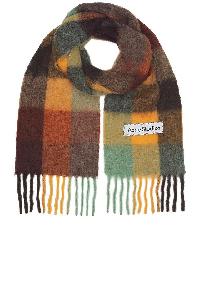 Acne Studios Scarf Brown.. Product Image