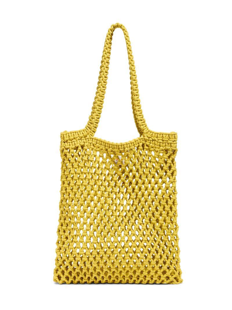 Sunwashed Macrame Tote - Mango Mint Product Image