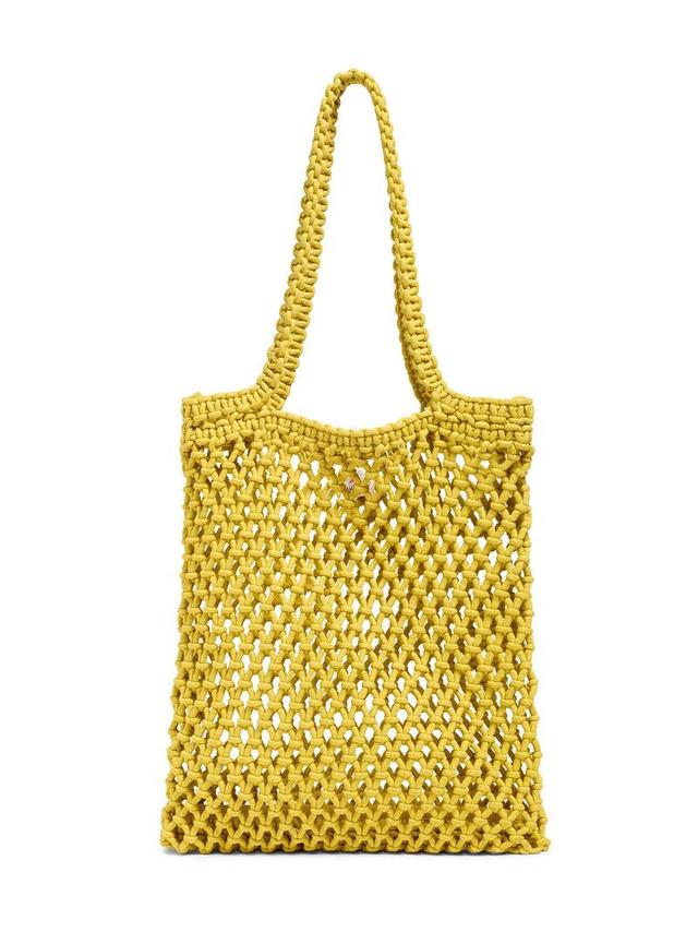 Sunwashed Macrame Tote - Mango Mint Product Image