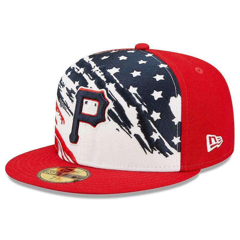 Mens New Era Pittsburgh Pirates 2022 4th of July On-Field 59FIFTY Fitted Hat Product Image