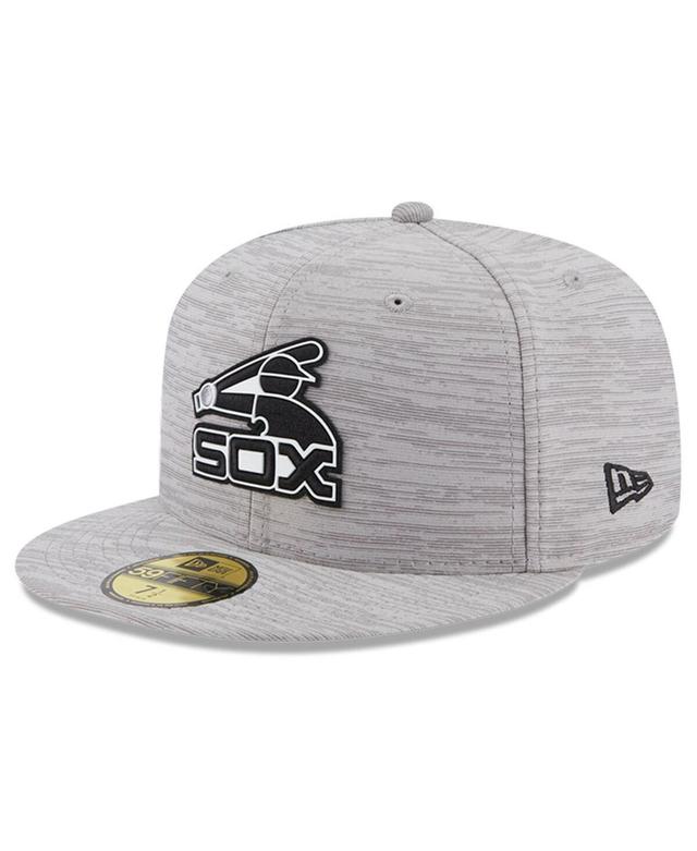 Mens New Era Gray Chicago White Sox 2023 Clubhouse 59FIFTY Fitted Hat Product Image