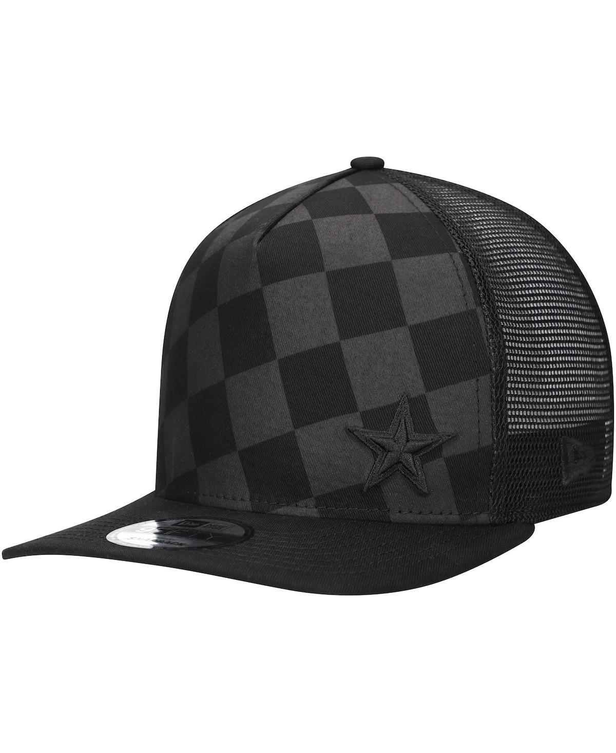 Mens New Era Dallas Cowboys Check Mate 9FIFTY Trucker Snapback Hat Product Image