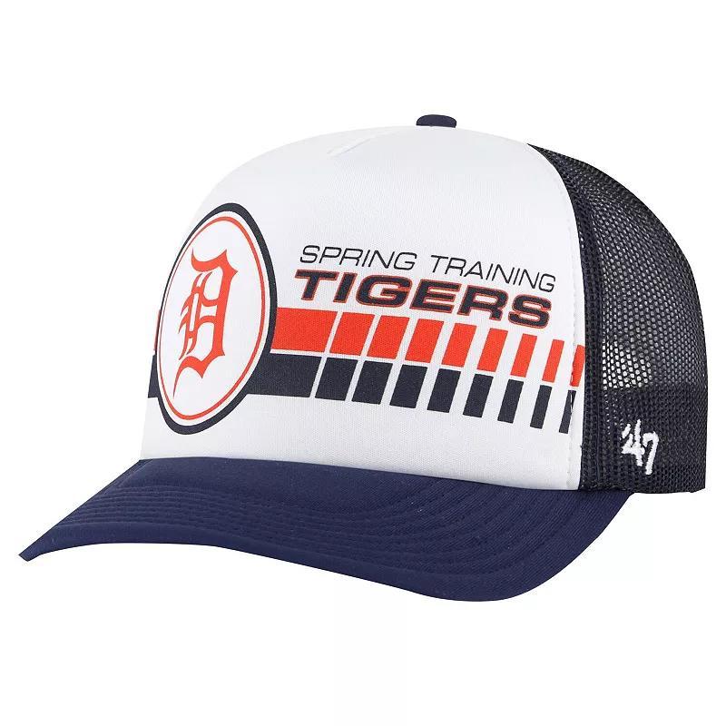 Mens 47 /Navy Detroit Tigers 2024 Spring Training Foam Trucker Adjustable Hat Product Image