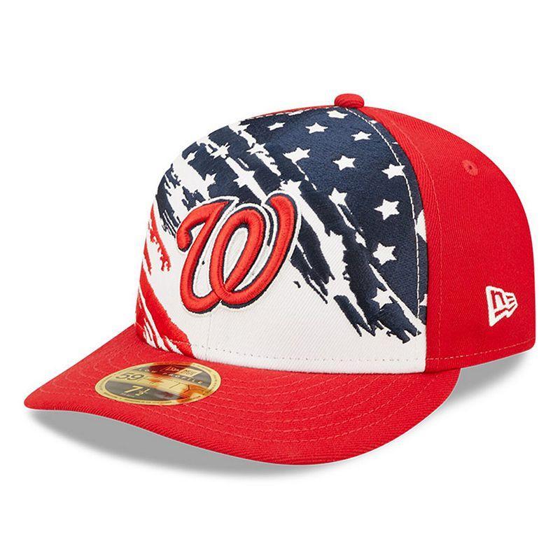 Mens New Era Washington Nationals 2022 4th of July Low Profile 59FIFTY Fitted Hat Product Image