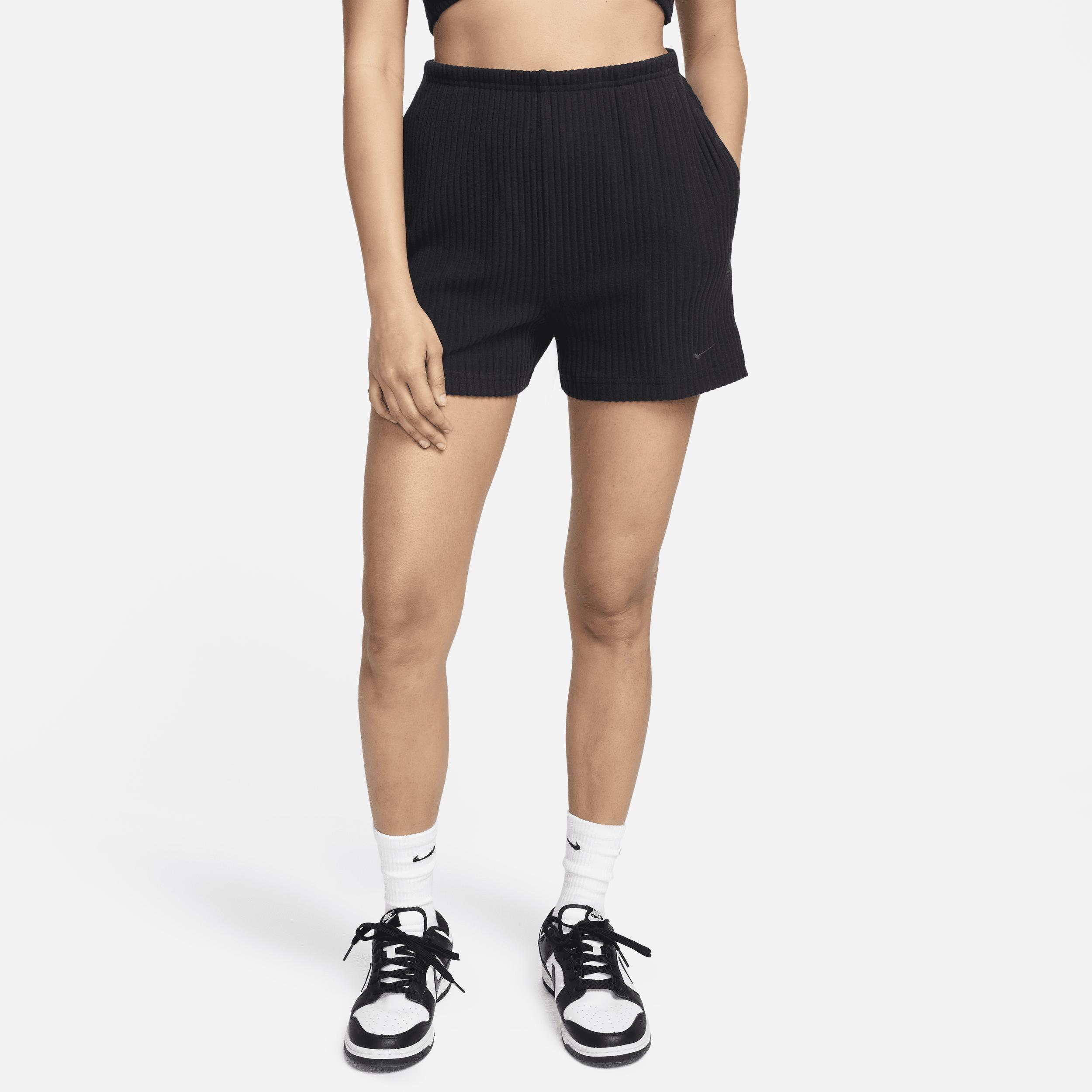 Women's Nike Sportswear Chill Rib High-Waisted Slim 3" Shorts Product Image