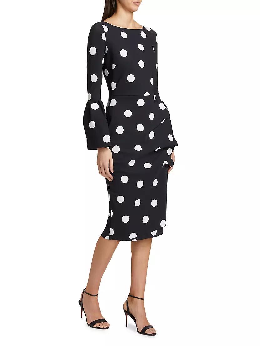 Addax Polka Dot Cocktail Dress Product Image