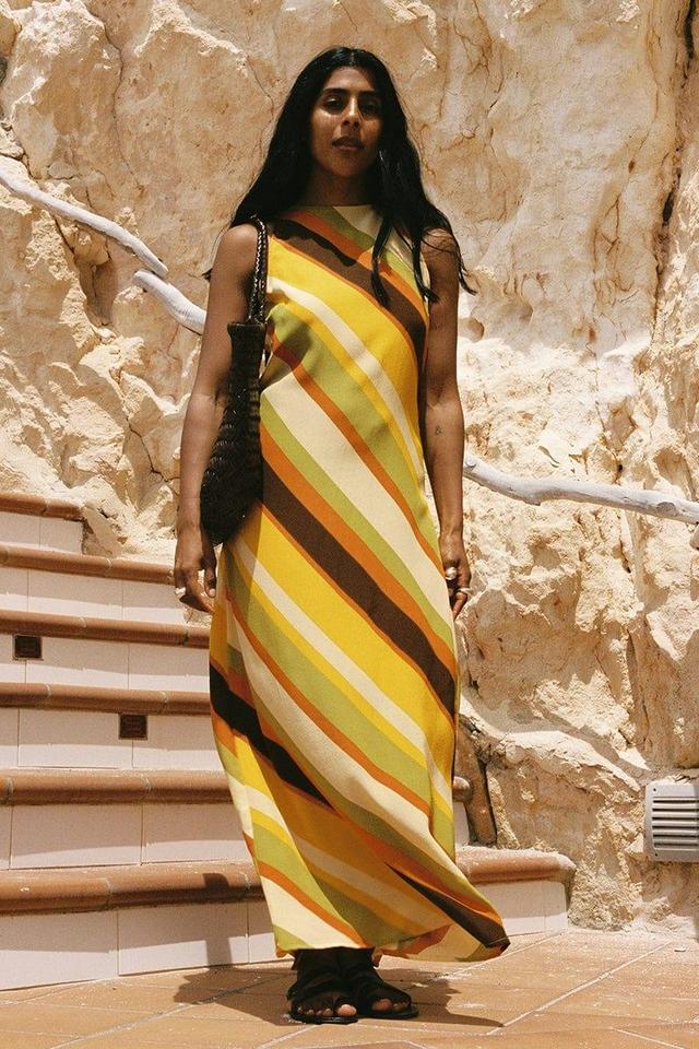 Esposende Midi Dress Cisco Stripe Sun - Final Sale Product Image