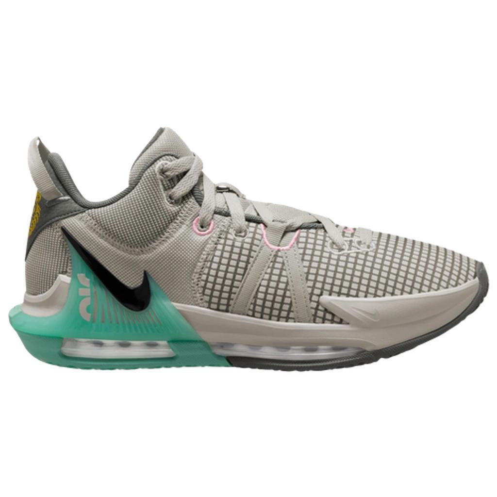 Nike Mens LeBron James LeBron Witness VII - Basketball Shoes Light Bone/Black/Emerald Rise Product Image