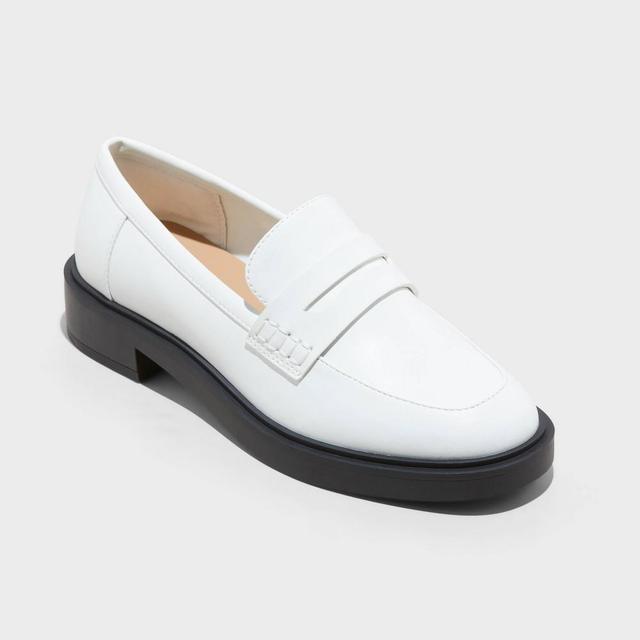 Womens Jordan Loafer Flats with Memory Foam Insole - A New Day Cream 9.5 Product Image