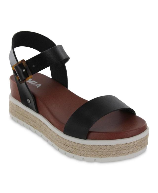 Mia Womens Kiera Flatform Sandals Product Image