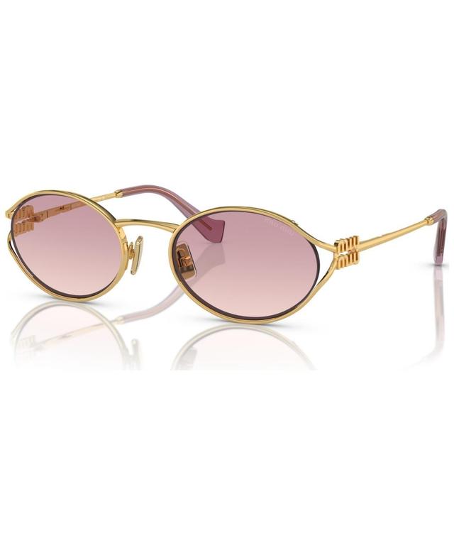 Womens 54MM Metal Round Sunglasses Product Image